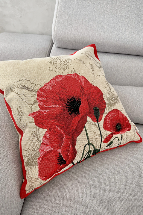 Калъфка за възглавница FLOVEA 42х42 cm, Цвят: червен, IVET.BG - Твоят онлайн бутик.