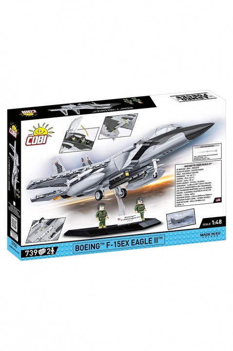 Конструктор Cobi изтребител F-15X Eagle II - части 739IVET.BG - Твоят онлайн бутик.