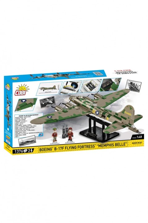Конструктор Cobi изтребител B-17F Memphis Belle - части 1376IVET.BG - Твоят онлайн бутик.