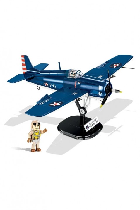 Конструктор Cobi изтребител Grumman F4F Wildcat - части 375IVET.BG - Твоят онлайн бутик.