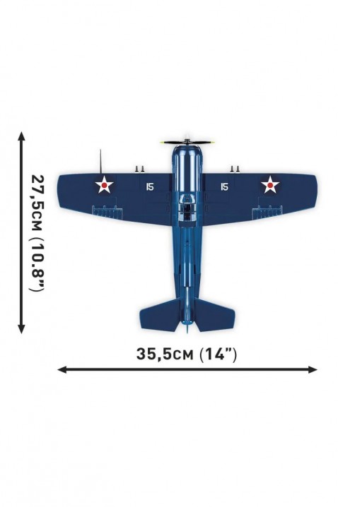 Конструктор Cobi изтребител Grumman F4F Wildcat - части 375IVET.BG - Твоят онлайн бутик.