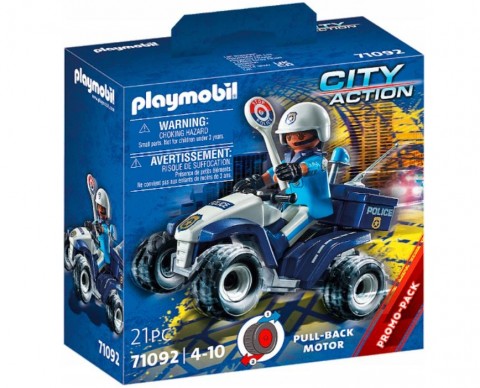 Комплект с фигурка City Action 71092 Полицейски бърз квадроцикълIVET.BG - Твоят онлайн бутик.