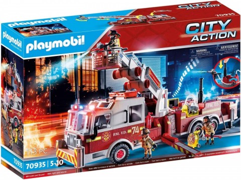 Комплект фигурки City Action 70935 Пожарна кола - US Tower LadderIVET.BG - Твоят онлайн бутик.