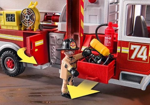 Комплект фигурки City Action 70935 Пожарна кола - US Tower LadderIVET.BG - Твоят онлайн бутик.
