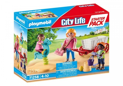 Комплект с фигурки City Life 71258 Стартов пакет - Детегледачка с количкаIVET.BG - Твоят онлайн бутик.