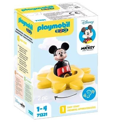Комплект с фигурка 1.2.3 Disney 71321 Мики Маус и слънчице - дрънкалкаIVET.BG - Твоят онлайн бутик.