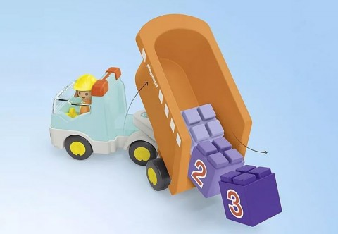 Комплект с фигурка Junior 71685 СамосвалIVET.BG - Твоят онлайн бутик.