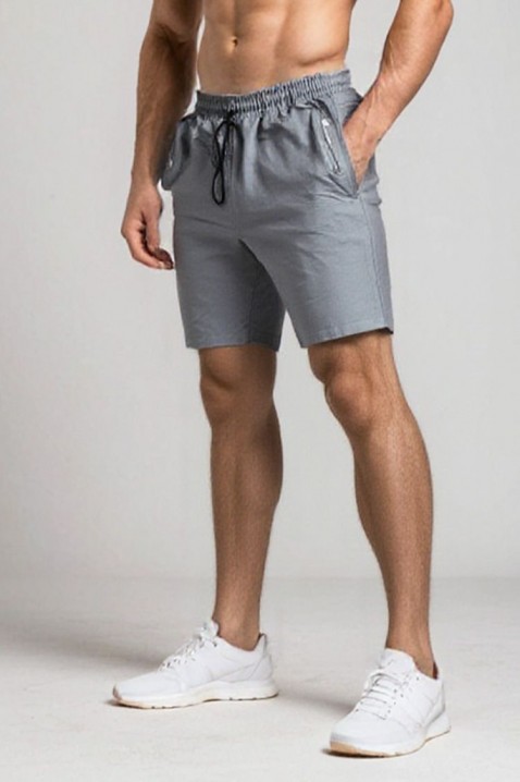Мъжки къси панталони LONERO GREY, Цвят: сив, IVET.BG - Твоят онлайн бутик.