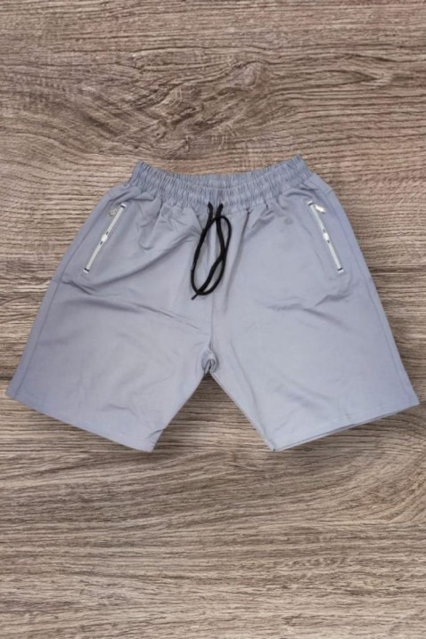 Мъжки къси панталони LONERO GREY, Цвят: сив, IVET.BG - Твоят онлайн бутик.