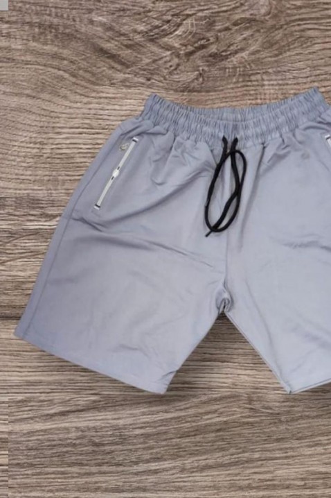 Мъжки къси панталони LONERO GREY, Цвят: сив, IVET.BG - Твоят онлайн бутик.