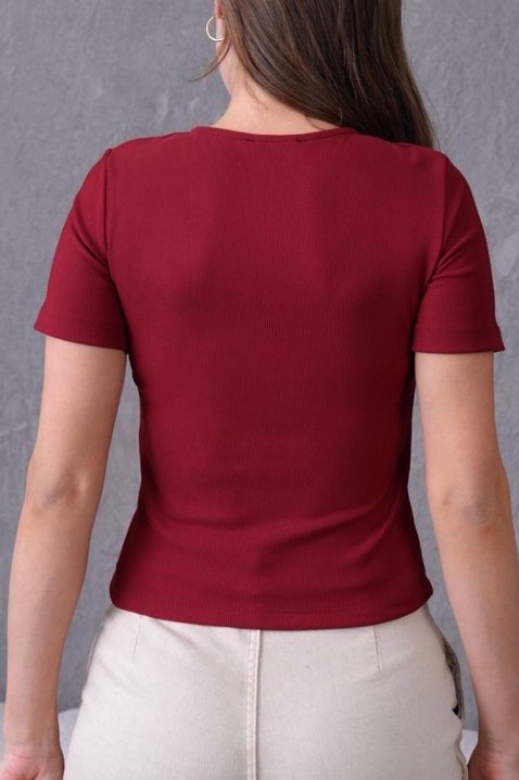 Топ DIZELMA RED, Цвят: червен, IVET.BG - Твоят онлайн бутик.