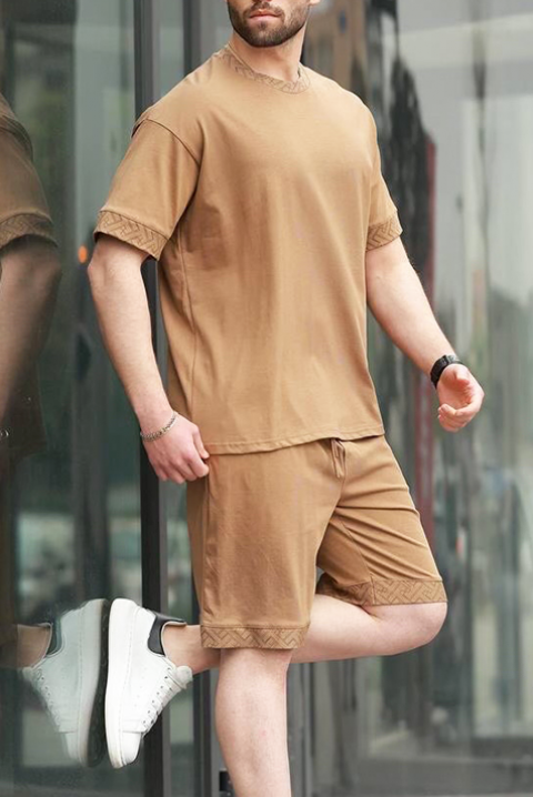 Мъжки комплект DORILDO BEIGE, Цвят: беж, IVET.BG - Твоят онлайн бутик.