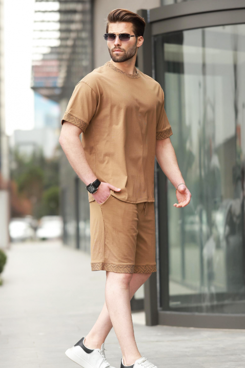 Мъжки комплект DORILDO BEIGE, Цвят: беж, IVET.BG - Твоят онлайн бутик.