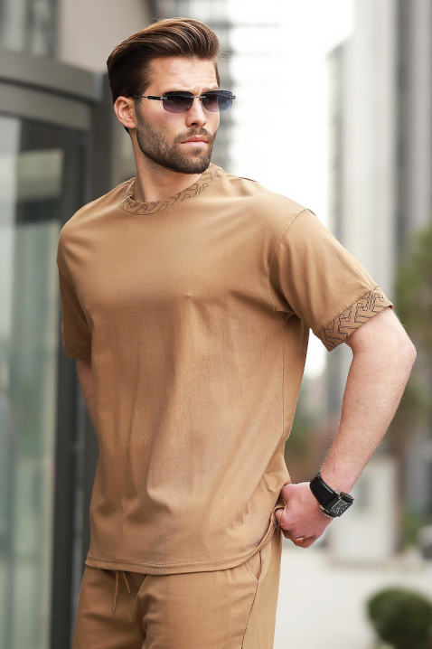 Мъжки комплект DORILDO BEIGE, Цвят: беж, IVET.BG - Твоят онлайн бутик.