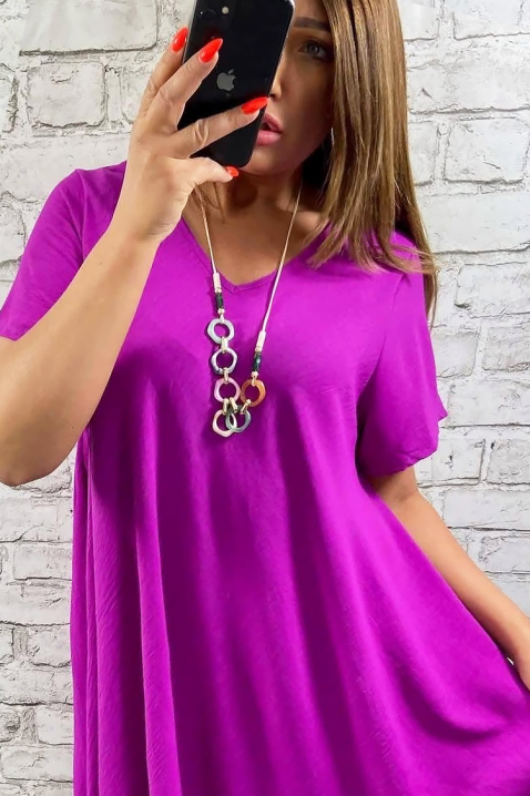 Рокля VOLALA PURPLE, Цвят: лилав, IVET.BG - Твоят онлайн бутик.