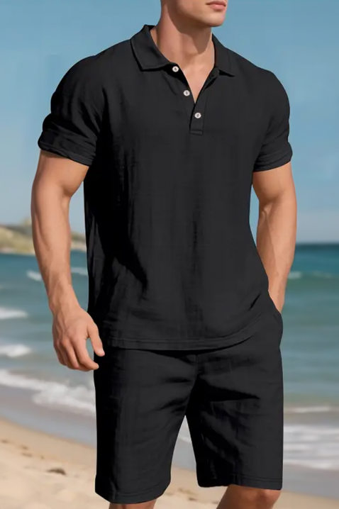 Мъжки комплект BESTELO BLACK, Цвят: черен, IVET.BG - Твоят онлайн бутик.