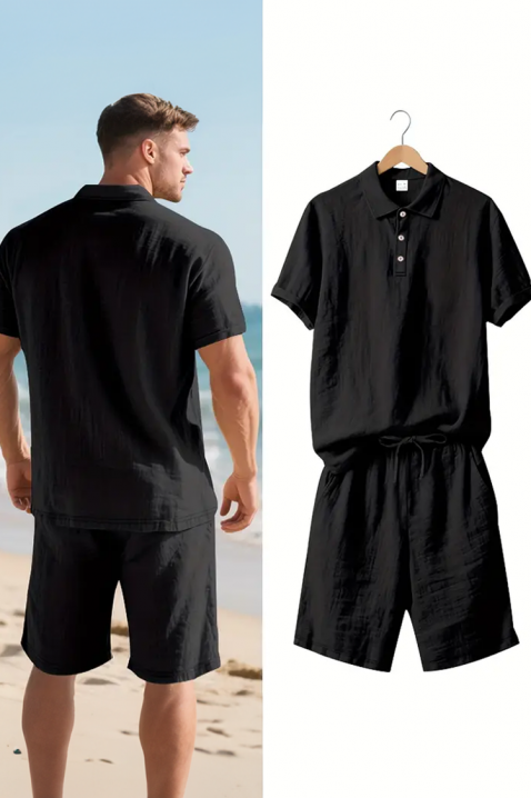 Мъжки комплект BESTELO BLACK, Цвят: черен, IVET.BG - Твоят онлайн бутик.