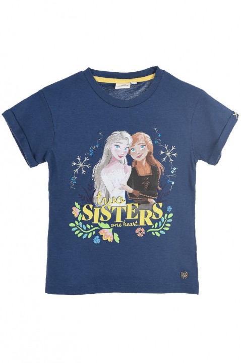 Тениска SISTERSFOR NAVY, Цвят: тъмносин, IVET.BG - Твоят онлайн бутик.