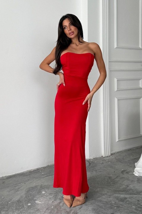 Рокля ROUGETA RED, Цвят: червен, IVET.BG - Твоят онлайн бутик.