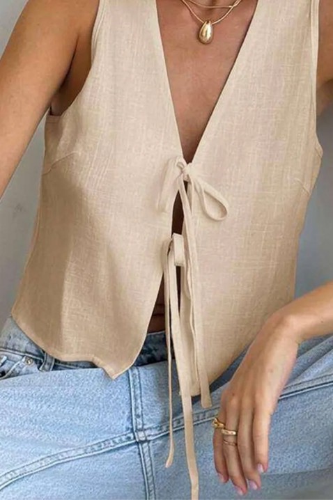 Топ BADIE BEIGE, Цвят: беж, IVET.BG - Твоят онлайн бутик.