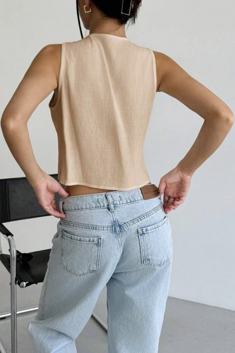 Топ BADIE BEIGE, Цвят: беж, IVET.BG - Твоят онлайн бутик.