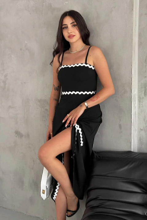 Рокля MUSERA BLACK, Цвят: черен, IVET.BG - Твоят онлайн бутик.
