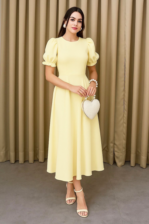 Рокля MINOPA YELLOW, Цвят: жълт, IVET.BG - Твоят онлайн бутик.