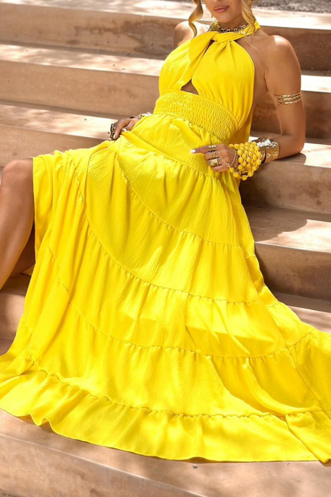 Рокля ZARELANA YELLOW, Цвят: жълт, IVET.BG - Твоят онлайн бутик.