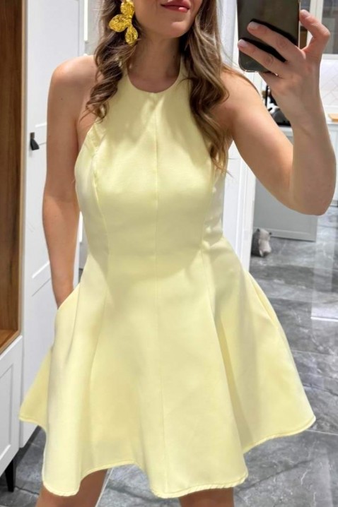 Рокля PLUSORZA YELLOW, Цвят: жълт, IVET.BG - Твоят онлайн бутик.