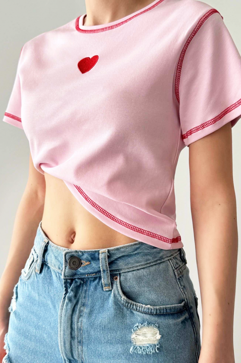 Тениска AMOREZA PINK, Цвят: розов, IVET.BG - Твоят онлайн бутик.