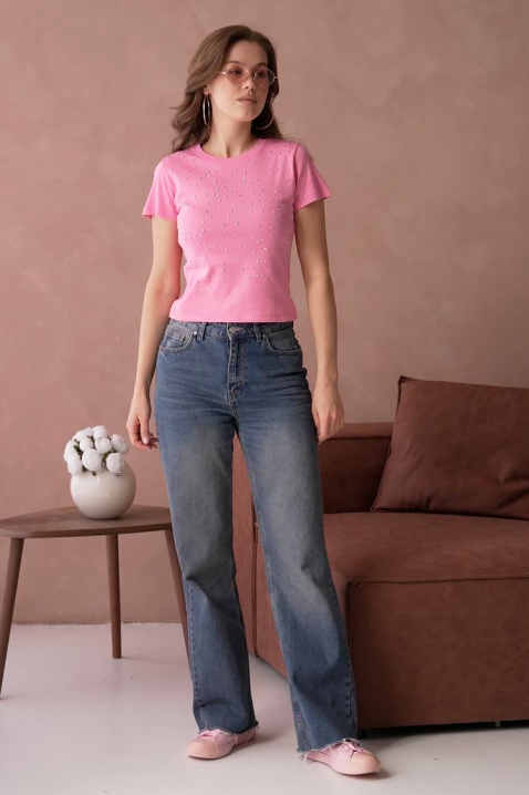 Тениска RAVIKA PINK, Цвят: розов, IVET.BG - Твоят онлайн бутик.