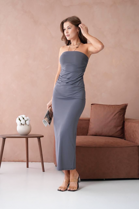 Рокля BELORAFA GREY, Цвят: сив, IVET.BG - Твоят онлайн бутик.
