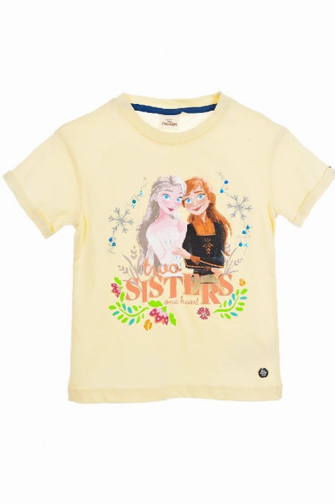 Тениска SISTERSFOR ECRU, Цвят: екрю, IVET.BG - Твоят онлайн бутик.