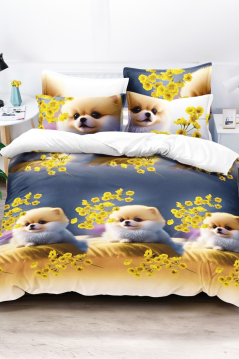 Спален комплект ERFOLVA 140x200 cm памук - 4 части, Цвят: многоцветен, IVET.BG - Твоят онлайн бутик.