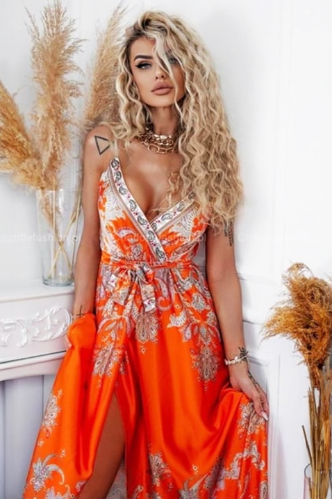 Рокля UVORZA ORANGE, Цвят: оранжев, IVET.BG - Твоят онлайн бутик.
