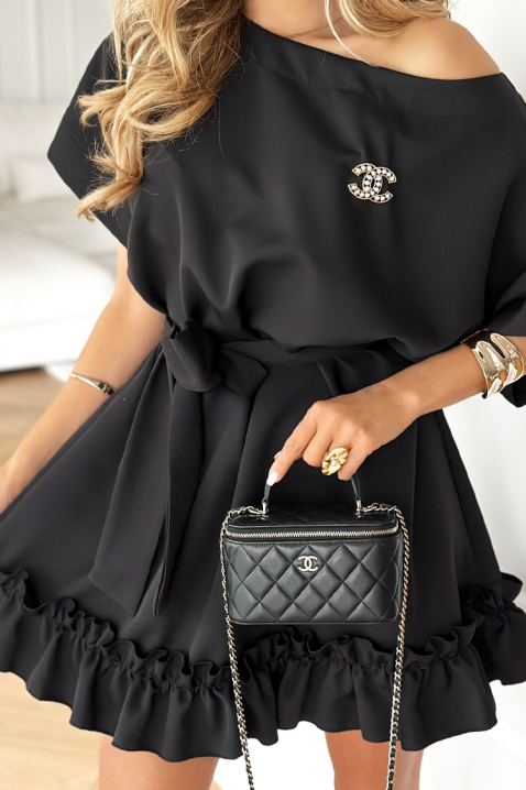 Рокля RAVELZA BLACK, Цвят: черен, IVET.BG - Твоят онлайн бутик.
