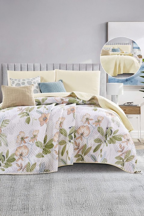Двулицево покривало за легло DALILA 200x220 cm, Цвят: многоцветен, IVET.BG - Твоят онлайн бутик.