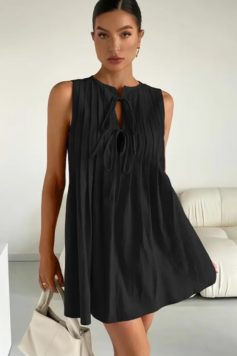 Рокля VARBELVA BLACK, Цвят: черен, IVET.BG - Твоят онлайн бутик.