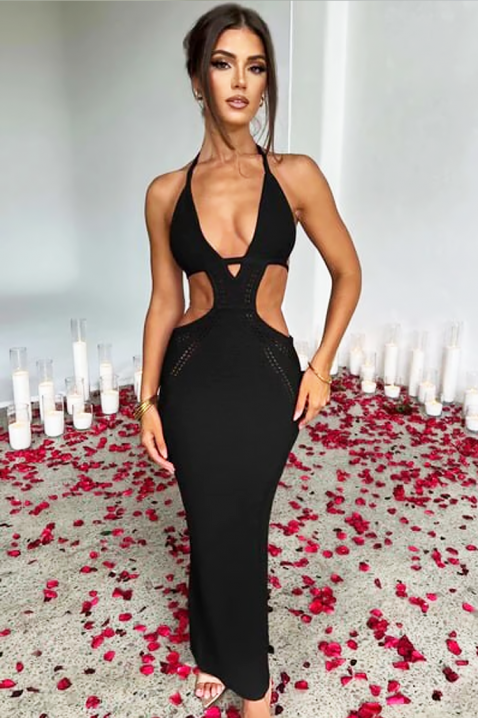 Рокля CHRISTINA BLACK, Цвят: черен, IVET.BG - Твоят онлайн бутик.