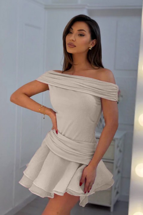 Рокля POLERZA BEIGE, Цвят: беж, IVET.BG - Твоят онлайн бутик.