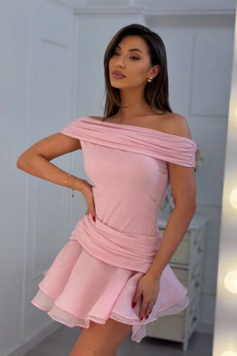 Рокля POLERZA PINK, Цвят: розов, IVET.BG - Твоят онлайн бутик.