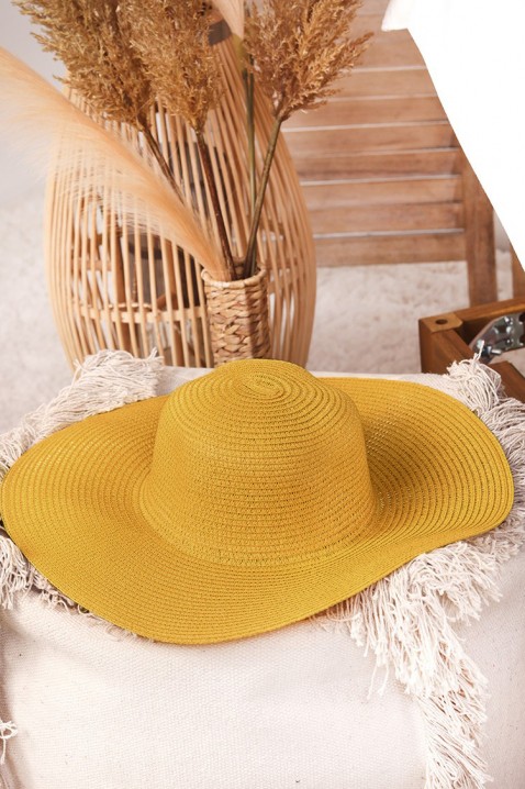 Шапка HATANA YELLOW, Цвят: жълт, IVET.BG - Твоят онлайн бутик.