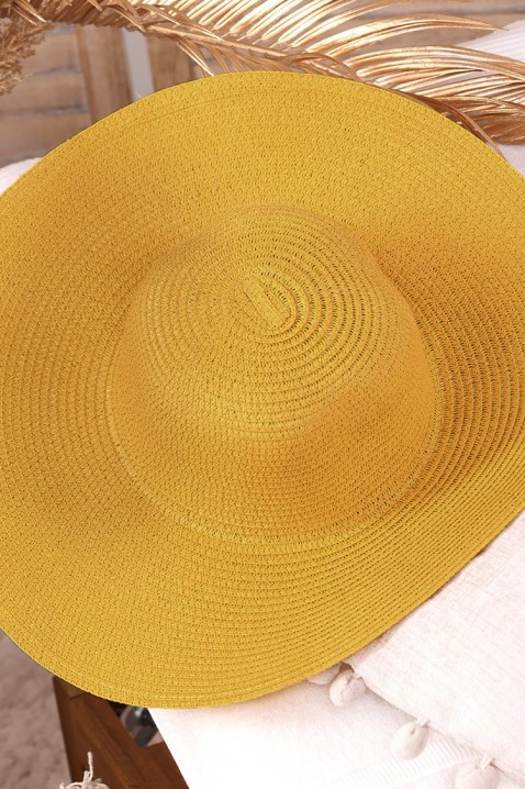 Шапка HATANA YELLOW, Цвят: жълт, IVET.BG - Твоят онлайн бутик.