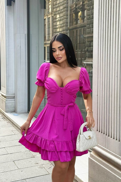 Рокля KEYVERZA PURPLE, Цвят: лилав, IVET.BG - Твоят онлайн бутик.