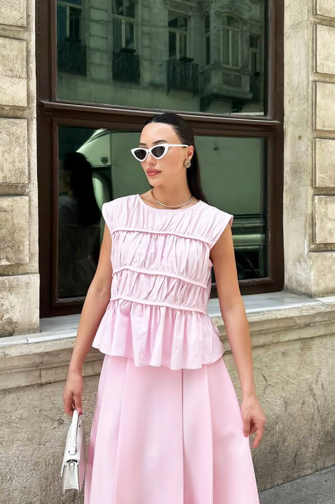 Топ LORERSA PINK, Цвят: розов, IVET.BG - Твоят онлайн бутик.