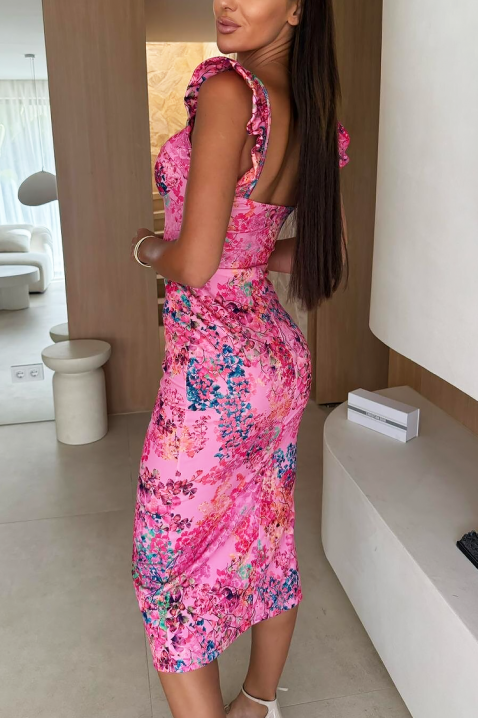 Рокля YRVELVA FUCHSIA, Цвят: фуксия, IVET.BG - Твоят онлайн бутик.