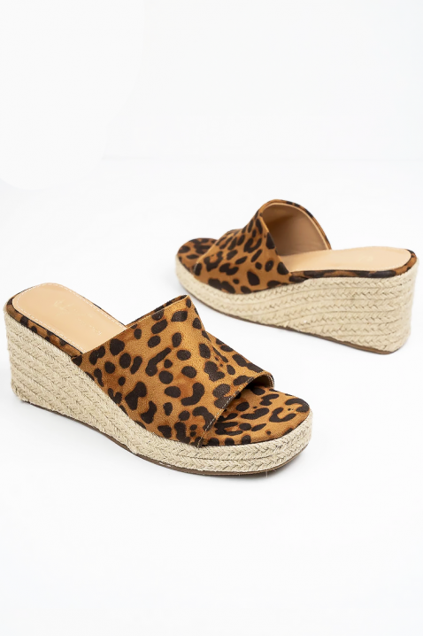 Дамски чехли LEOPARDY, Цвят: леопард, IVET.BG - Твоят онлайн бутик.