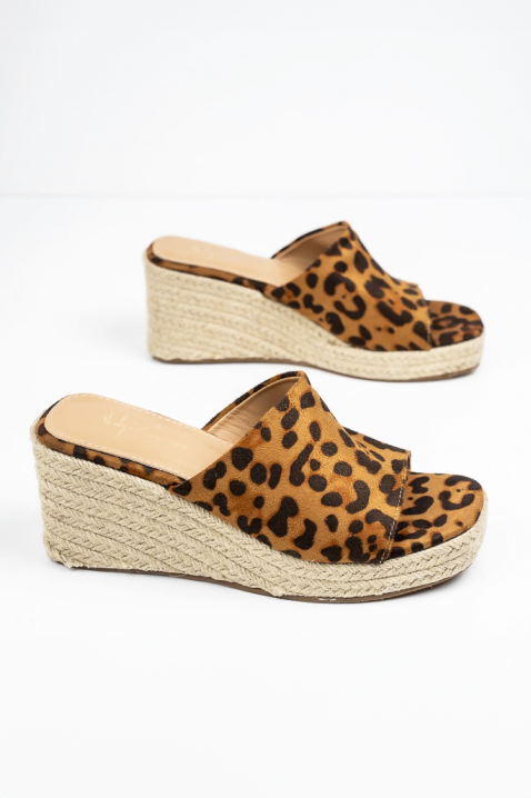 Дамски чехли LEOPARDY, Цвят: леопард, IVET.BG - Твоят онлайн бутик.