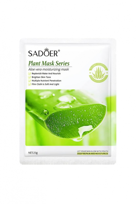 Маска за лице SADOER Plant Facial Mask ALOEVERAIVET.BG - Твоят онлайн бутик.