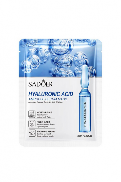 Маска за лице SADOER Serum Mask HIALURONIC ACIDIVET.BG - Твоят онлайн бутик.